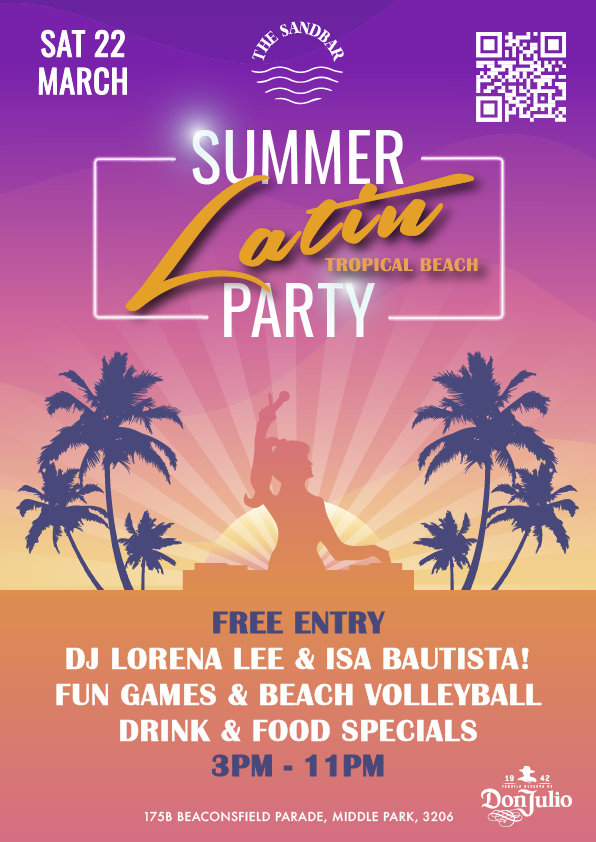 Official Sandbar Summer Latin Party