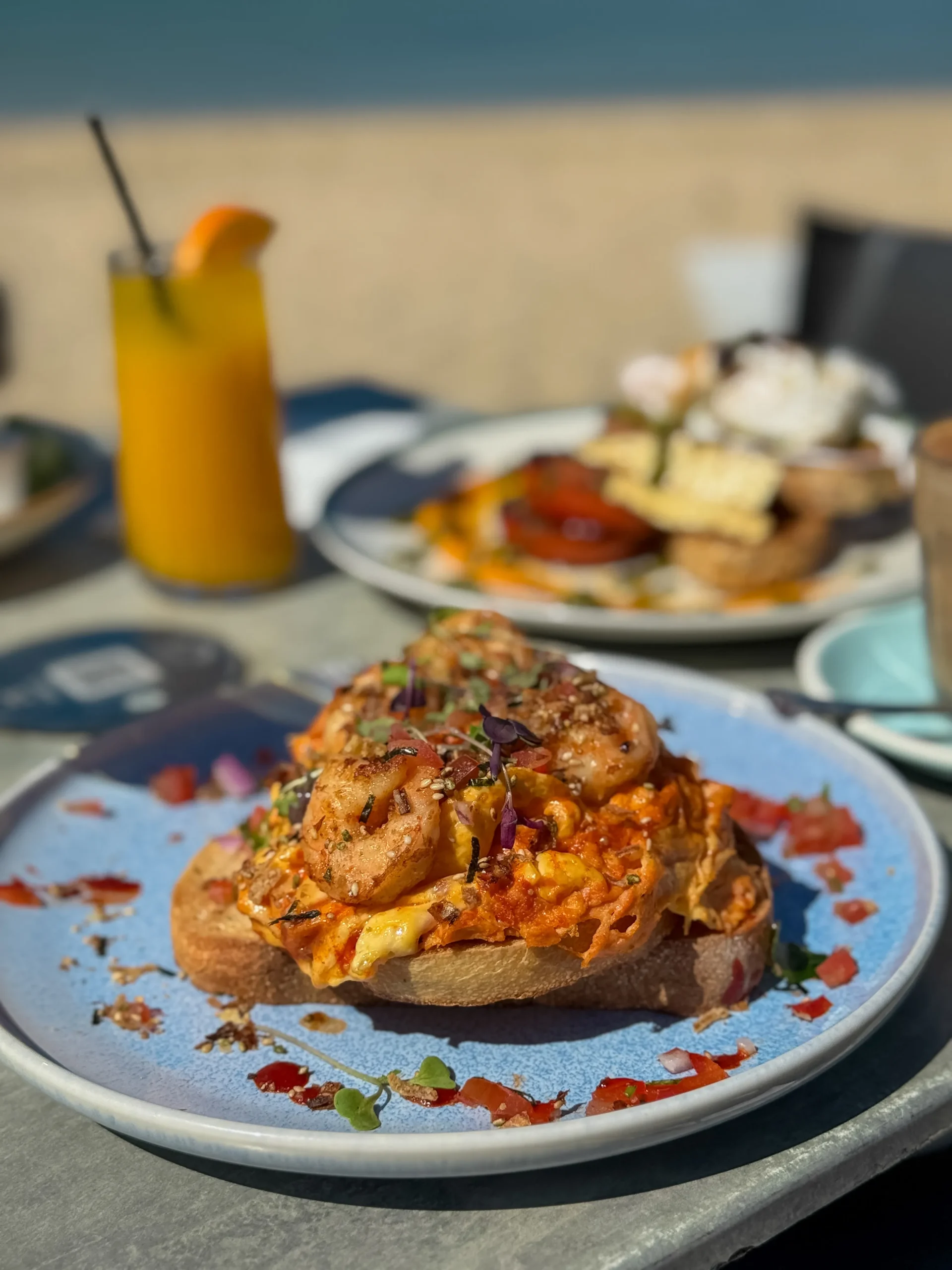 CHILLI PRAWN SCRAMBLED EGG