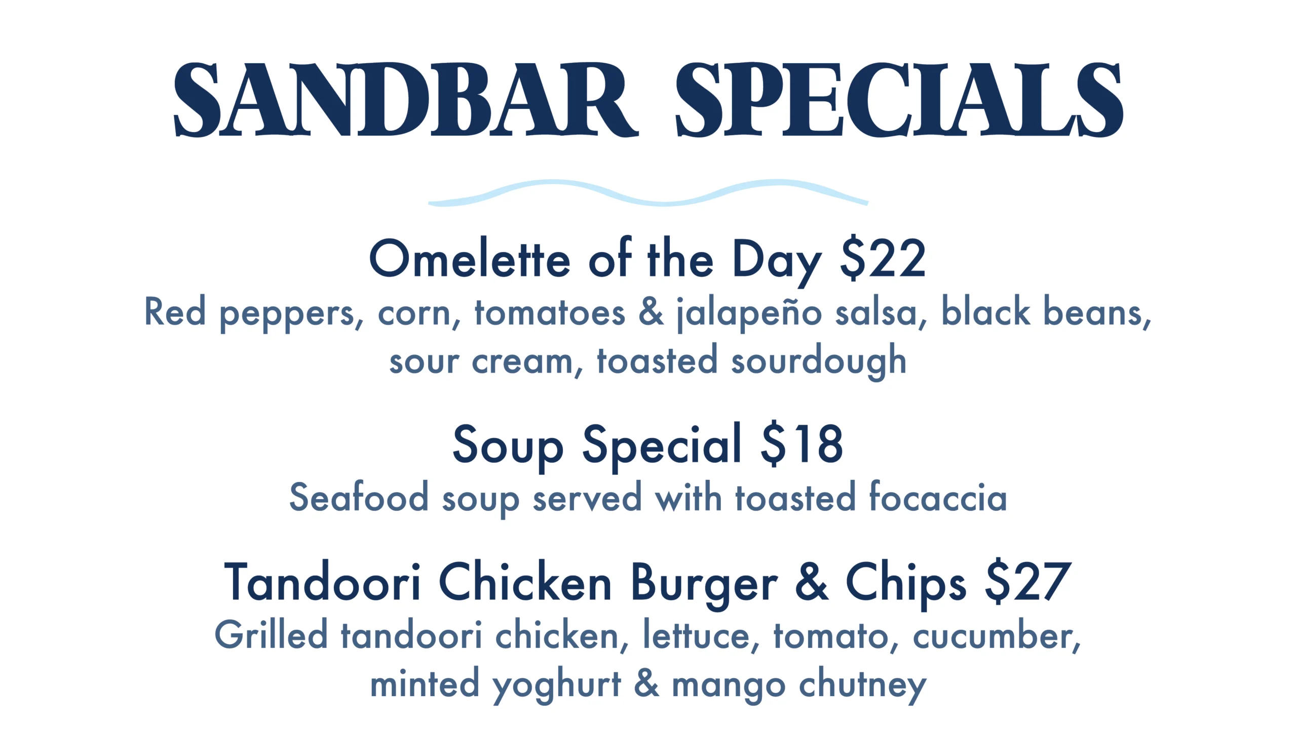 Weekly Specials